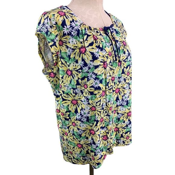 Medium Petite Carol Hochman Women's Sleepwear Shirts Cami and Tshirt Floral - Picture 6 of 11